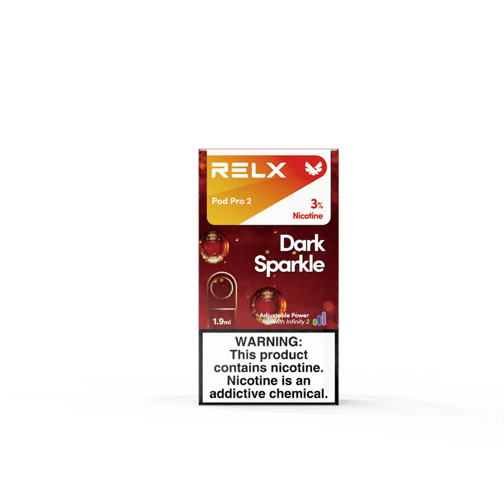 RELX煙彈 RELX5代煙彈RELX6代煙彈 16 Package Rendering Front RELX Pod Pro 2 1 Pod Pack Dark Sparkle 30mg g STD T 6972890390209