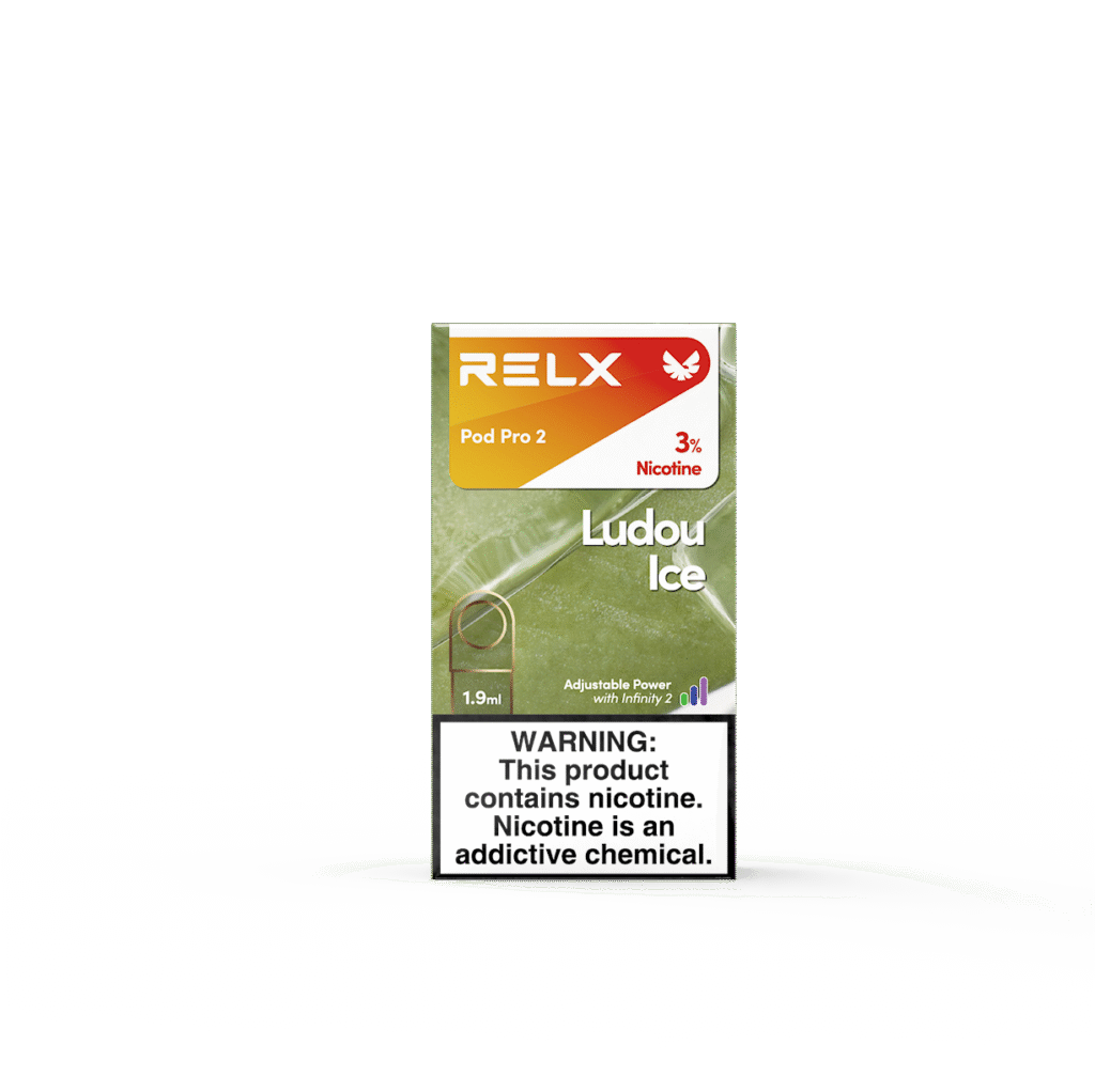 RELX煙彈 RELX5代煙彈RELX6代煙彈 5 Package Rendering Front RELX Pod Pro 2 1 Pod Pack Ludou Ice 30mg g STD T 6972890390193