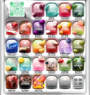 KISS電子煙煙彈  KISS煙彈批發  新北現貨